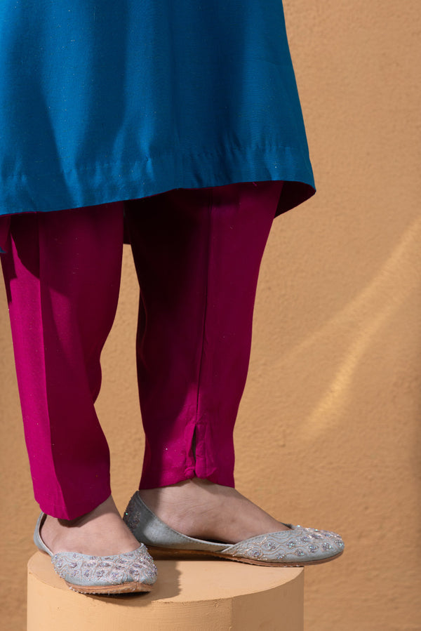 Zari Nur Embroidered Set