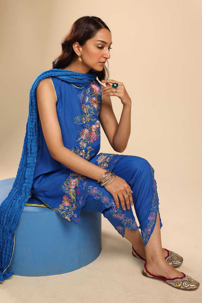 Generation Phool Embroidered 3-Piece Ensemble, view 1
