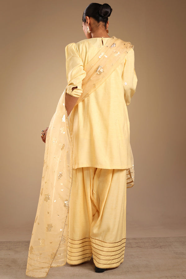 Gilded Polki Embroidered Set