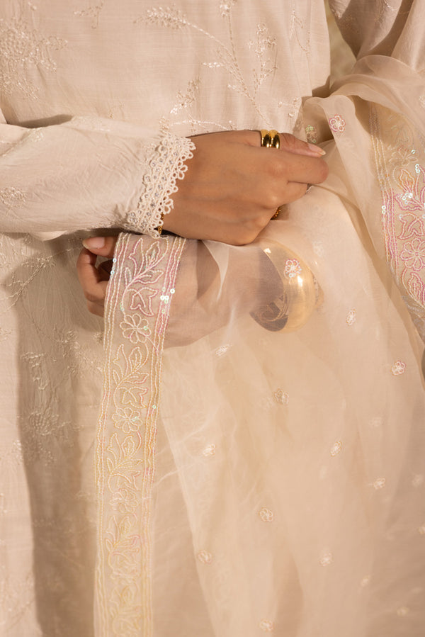 Pure Blossom Embroidered Suit