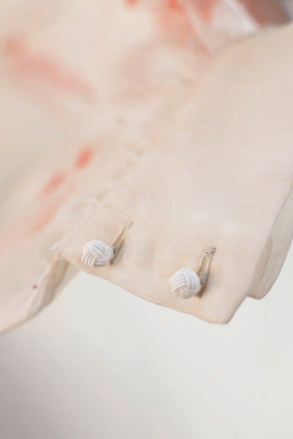 Ivory Rose Embroidered Shirt