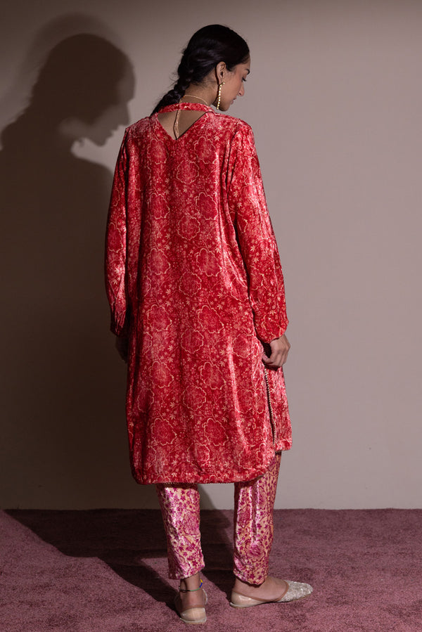 Bahaar Velvet Set