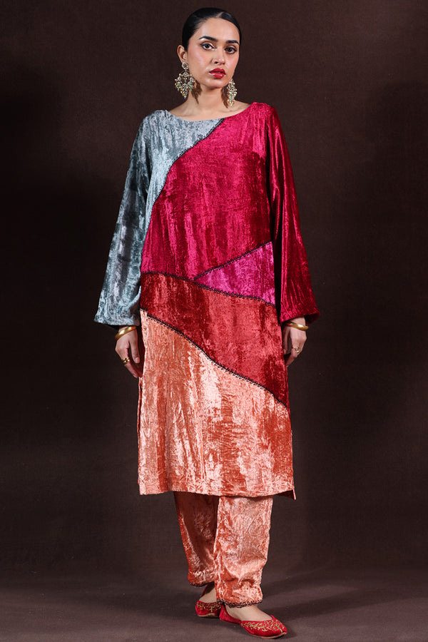 Rang Saaz Velvet Set