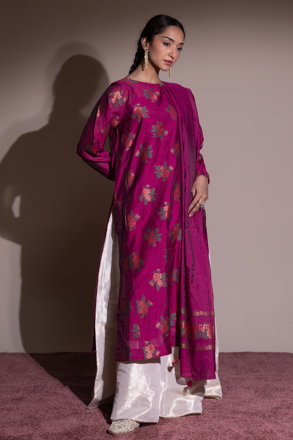 Jacquard Golden Rose Duo-Set