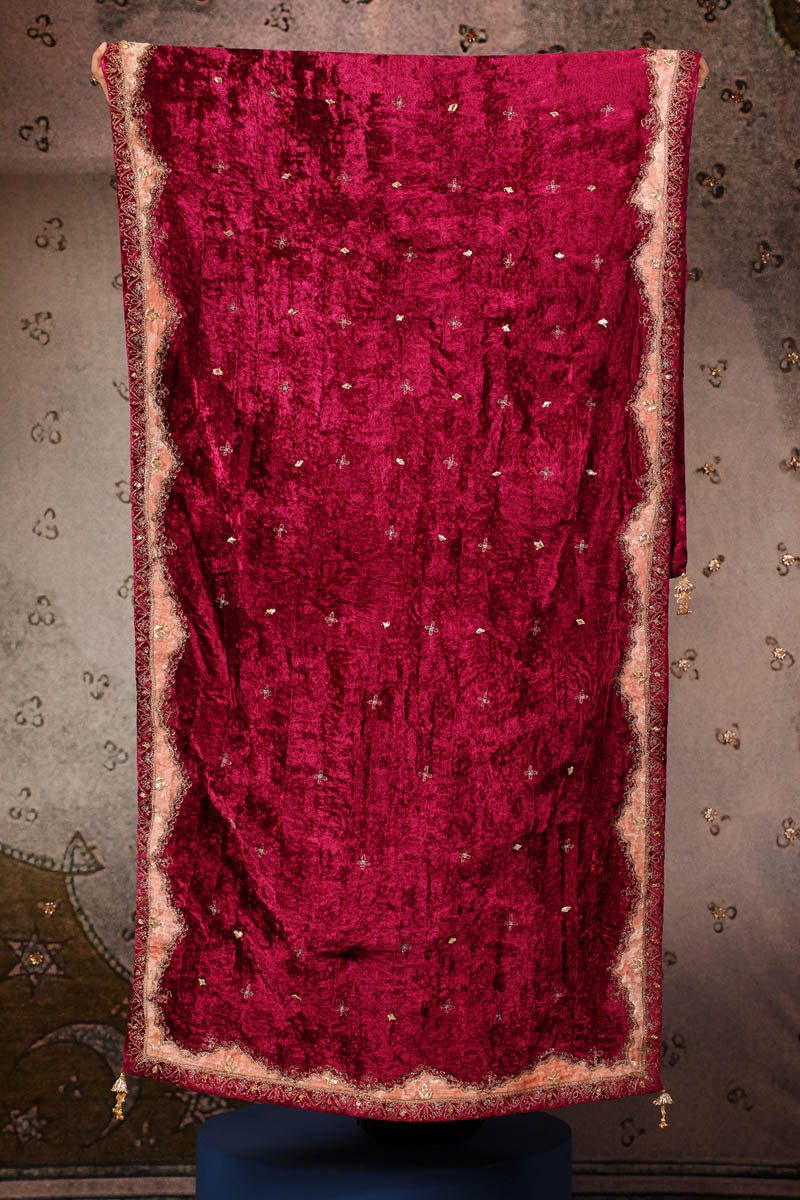 Gilded Velvet Shawl