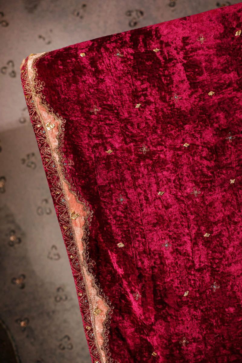 Gilded Velvet Shawl