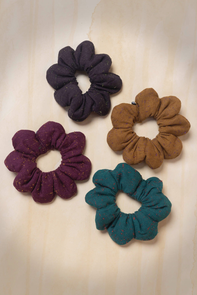 Flower Scrunchies
