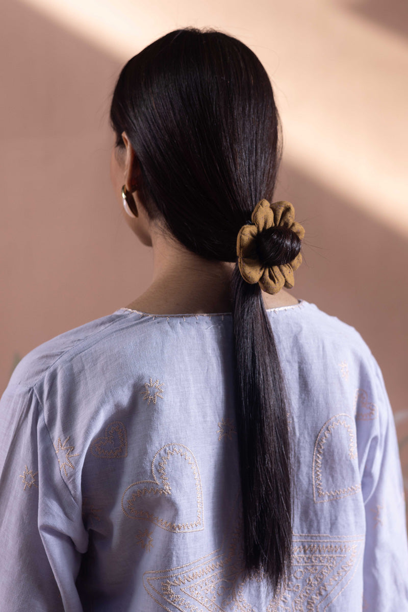 Flower Scrunchies