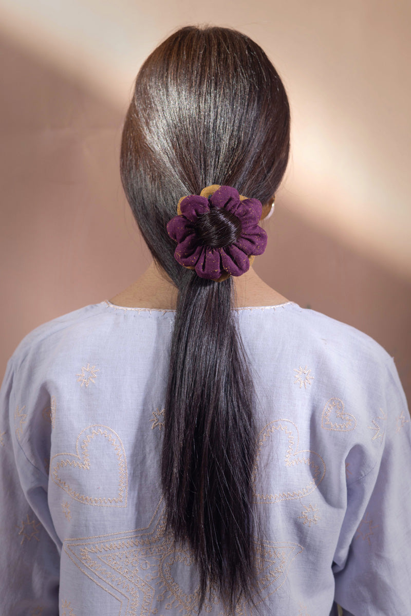 Flower Scrunchies