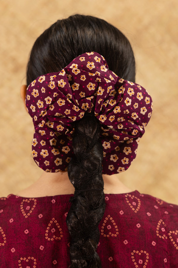 Flower Scrunchie