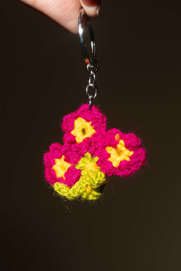 Crocket Flower Keychain