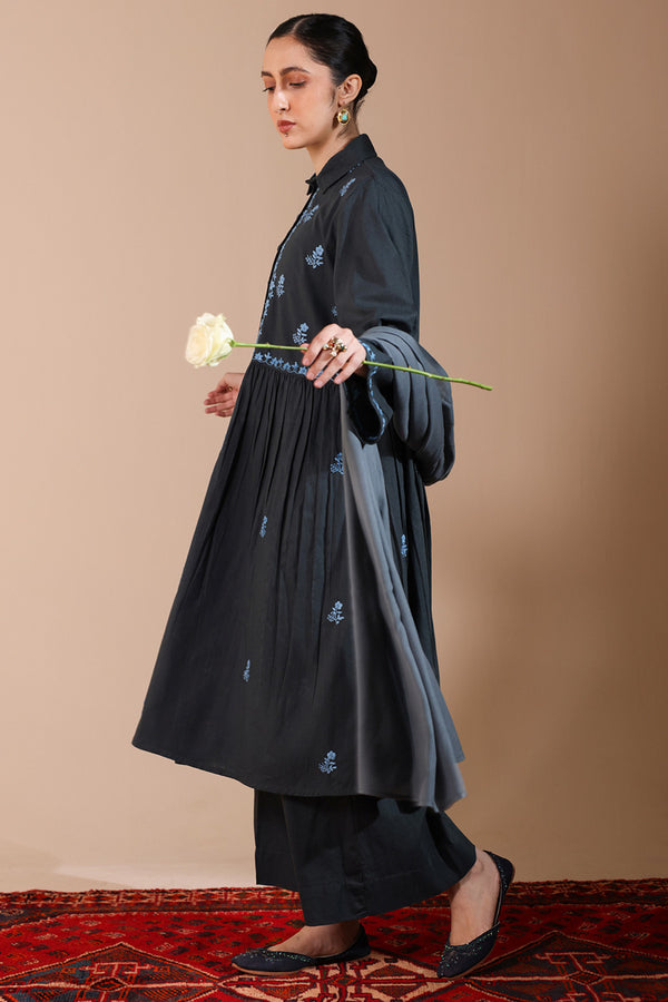 Hand-Embroidered N K R Set