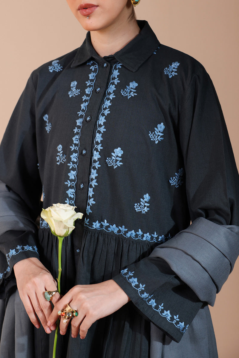 Hand-Embroidered N K R Set