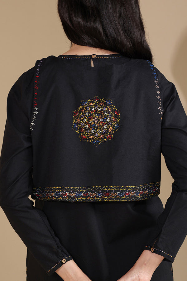 Hand-Embroidered 3-Piece Koti Set