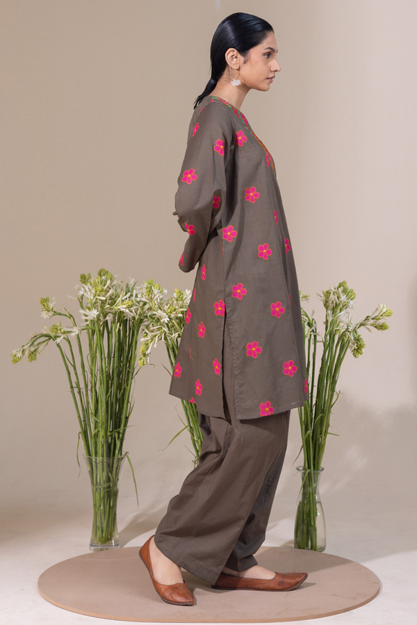 Pyari Paras Embroidered Set