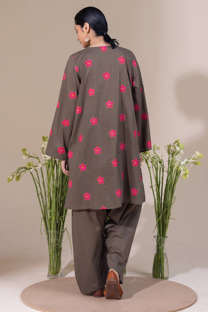 Pyari Paras Embroidered Set