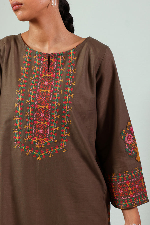 Pure Paras Embroidered Set