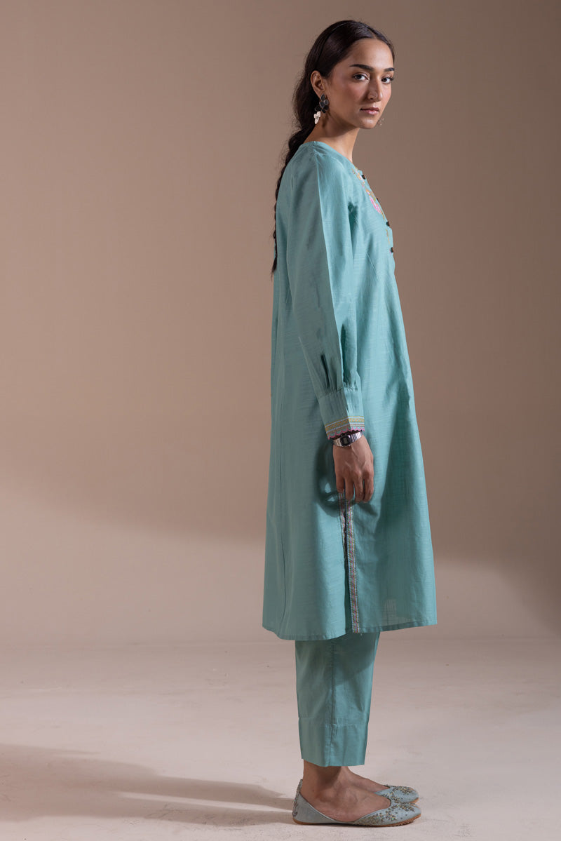 Pyari Paras Embroidered Set