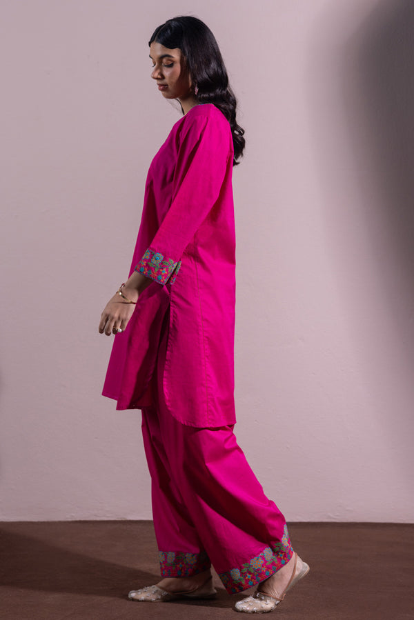 Heart Embroidered Set