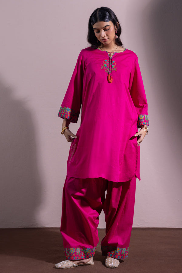 Heart Embroidered Set