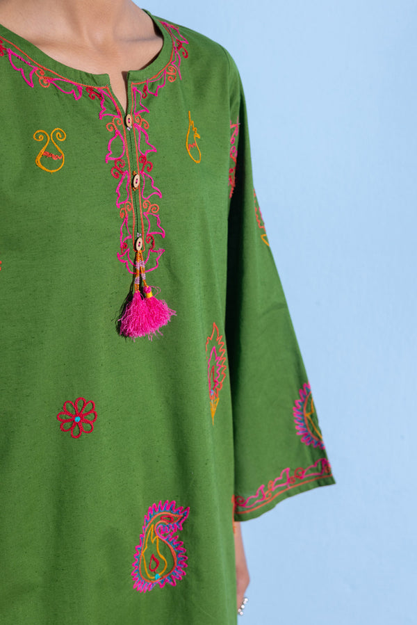 Embroidered Laari Adda Set