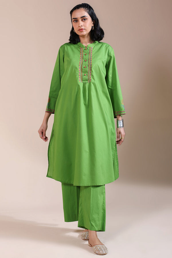 Chitrali Chogha Embroidered Set