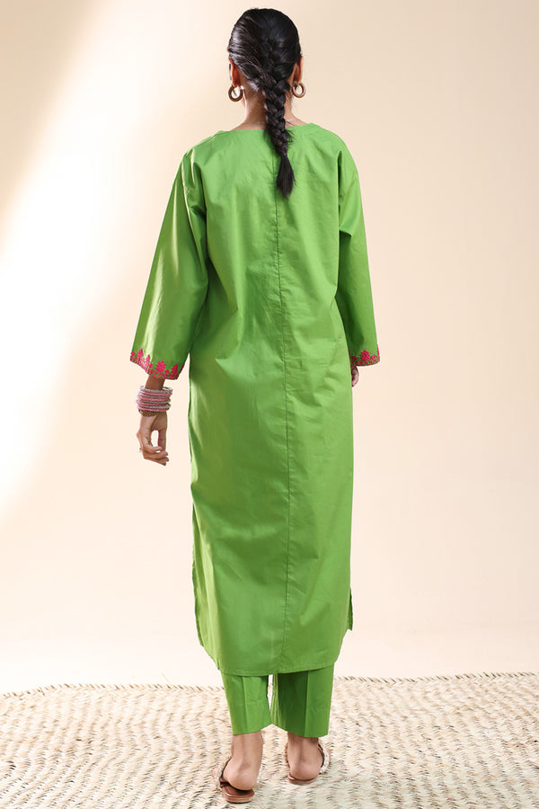 Chitrali Chogha Embroidered Set