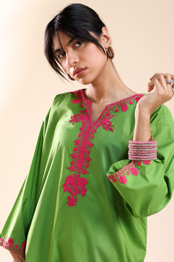 Chitrali Chogha Embroidered Set