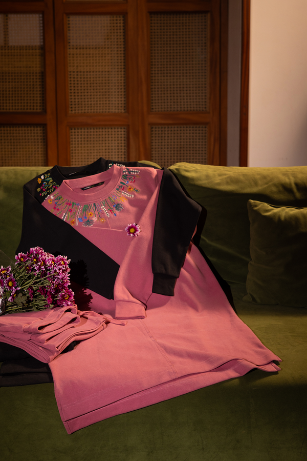 Colorwhirl Knit Co-Ord Set