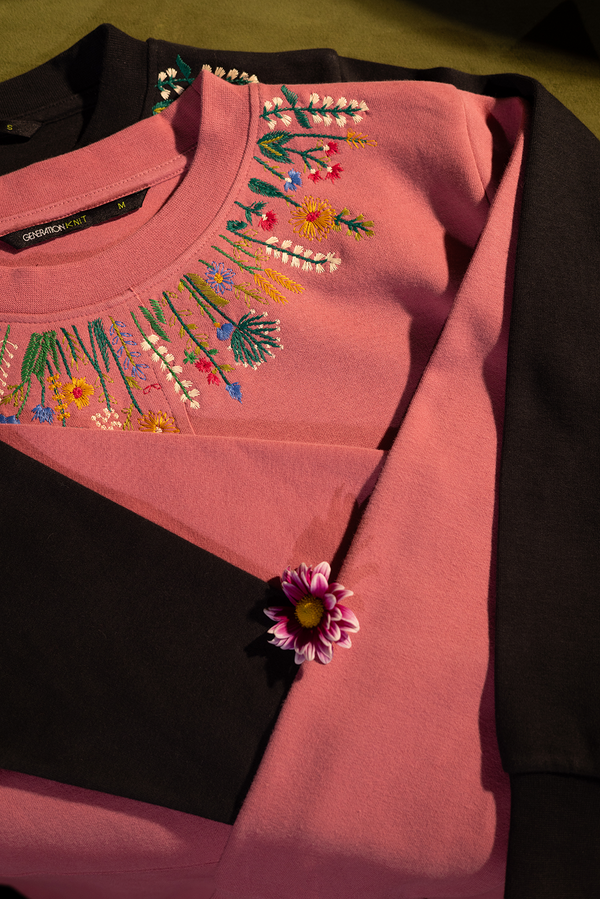 Colorwhirl Knit Co-Ord Set