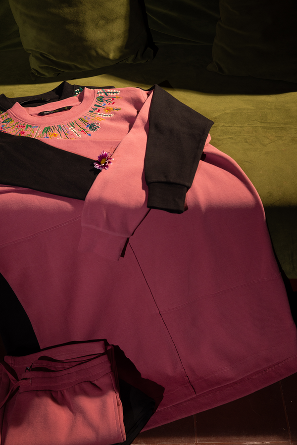 Colorwhirl Knit Co-Ord Set