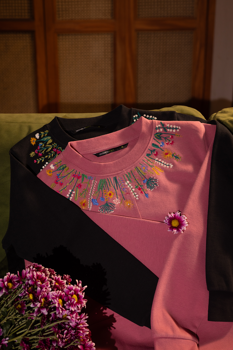 Colorwhirl Knit Co-Ord Set