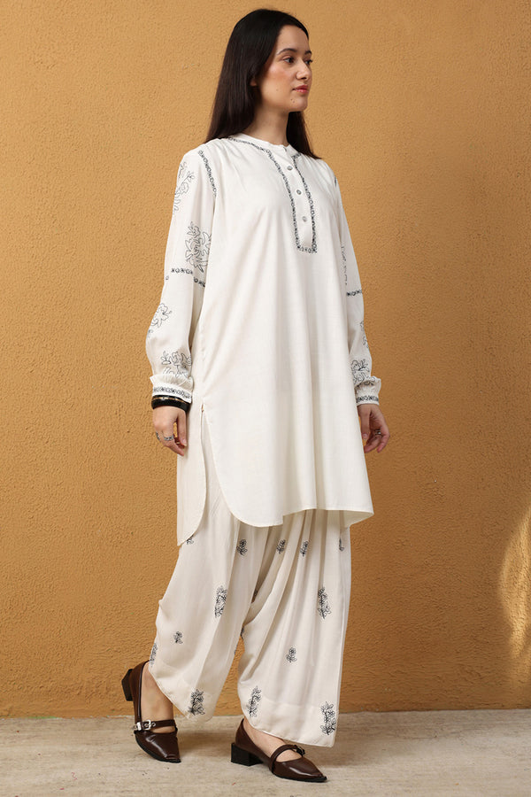 Monochrome Embroidered Edit