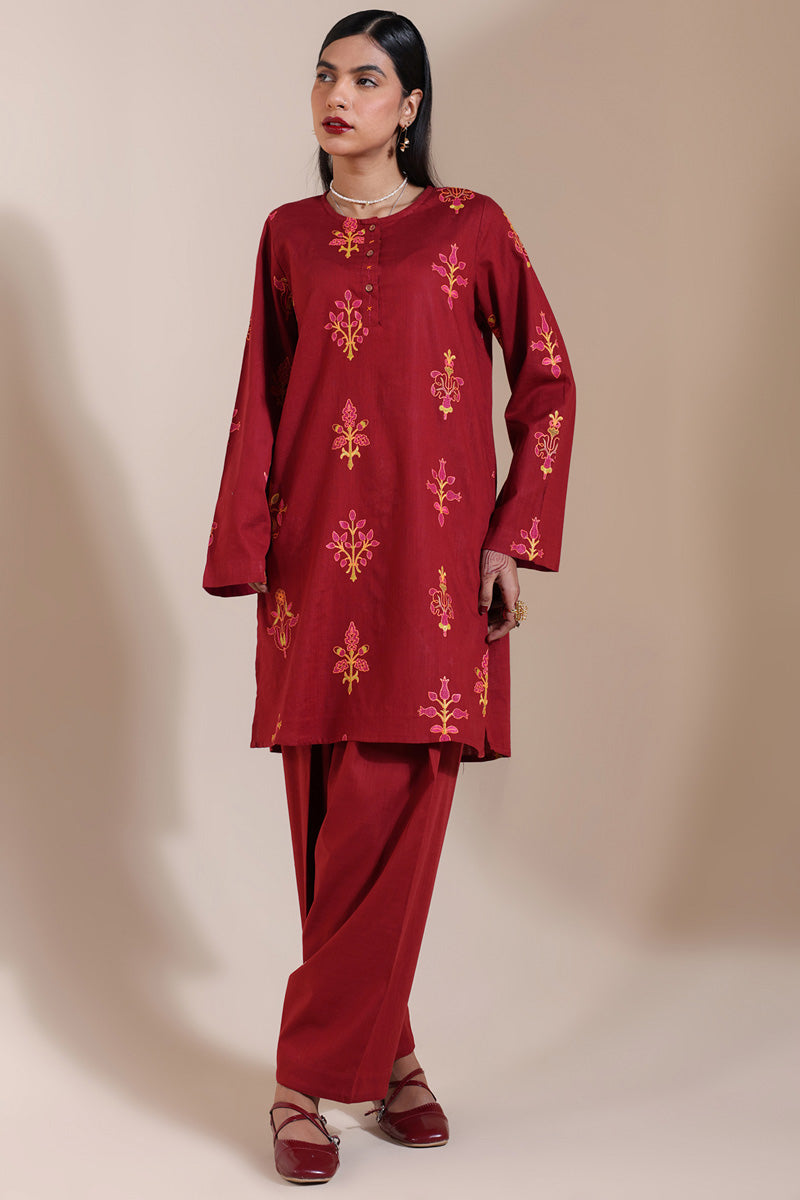 Embroidered Misty Set