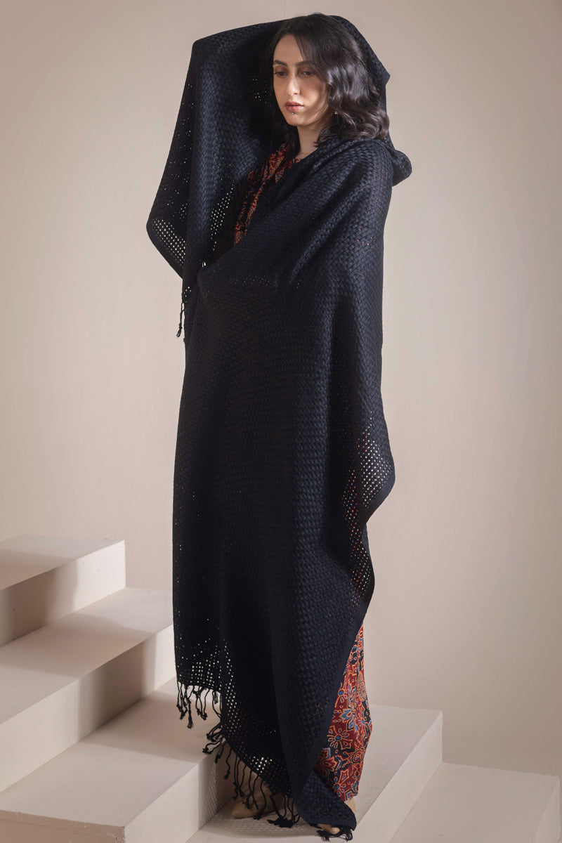 Woven Checks Shawl