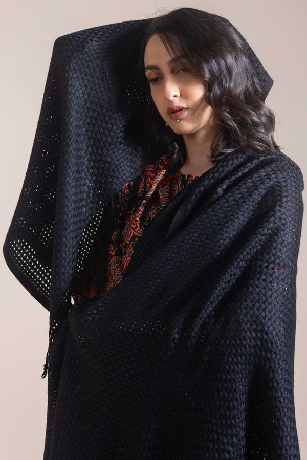 Woven Checks Shawl