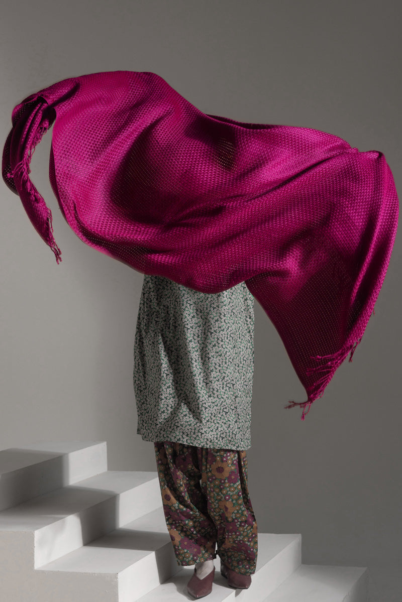 Woven Checks Shawl