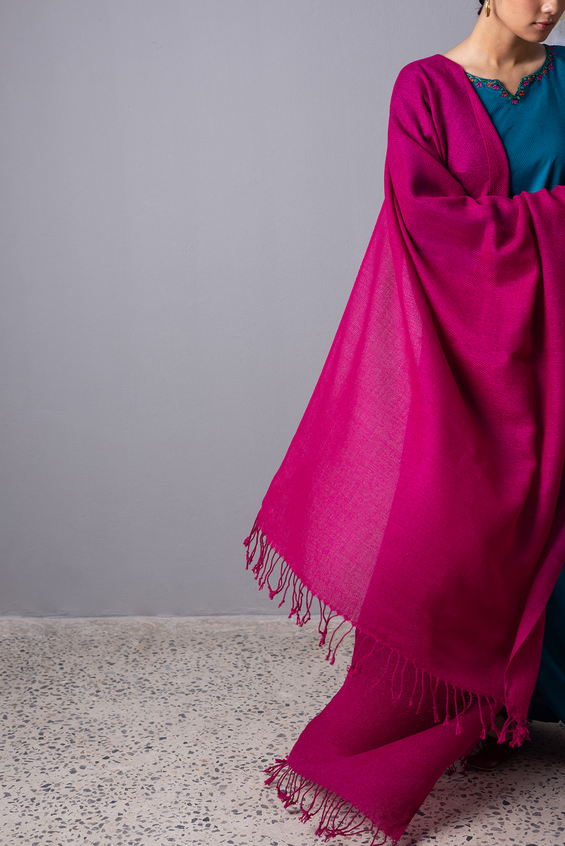 Rustic Woven Shawl