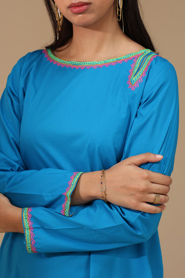 Chitrali Chogha Embroidered Set