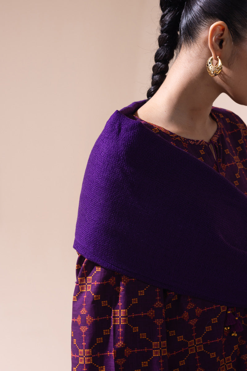 Rustic Woven Shawl