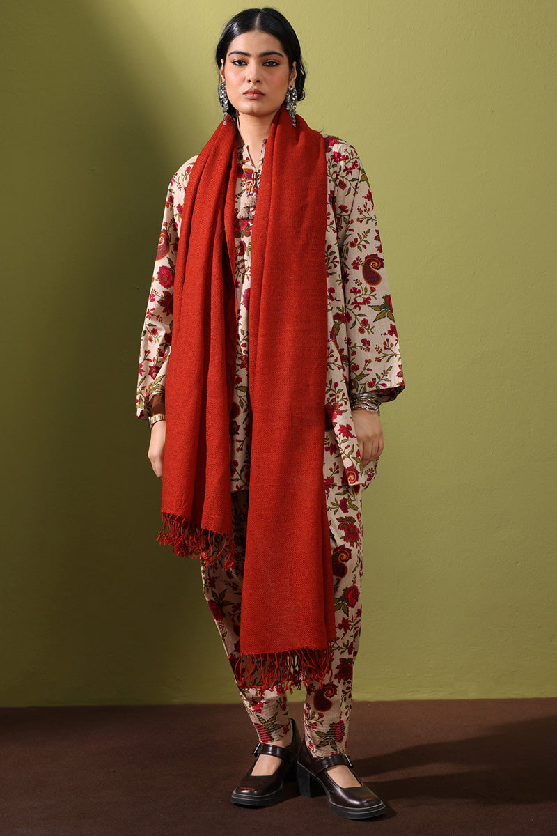 Rustic Woven Shawl