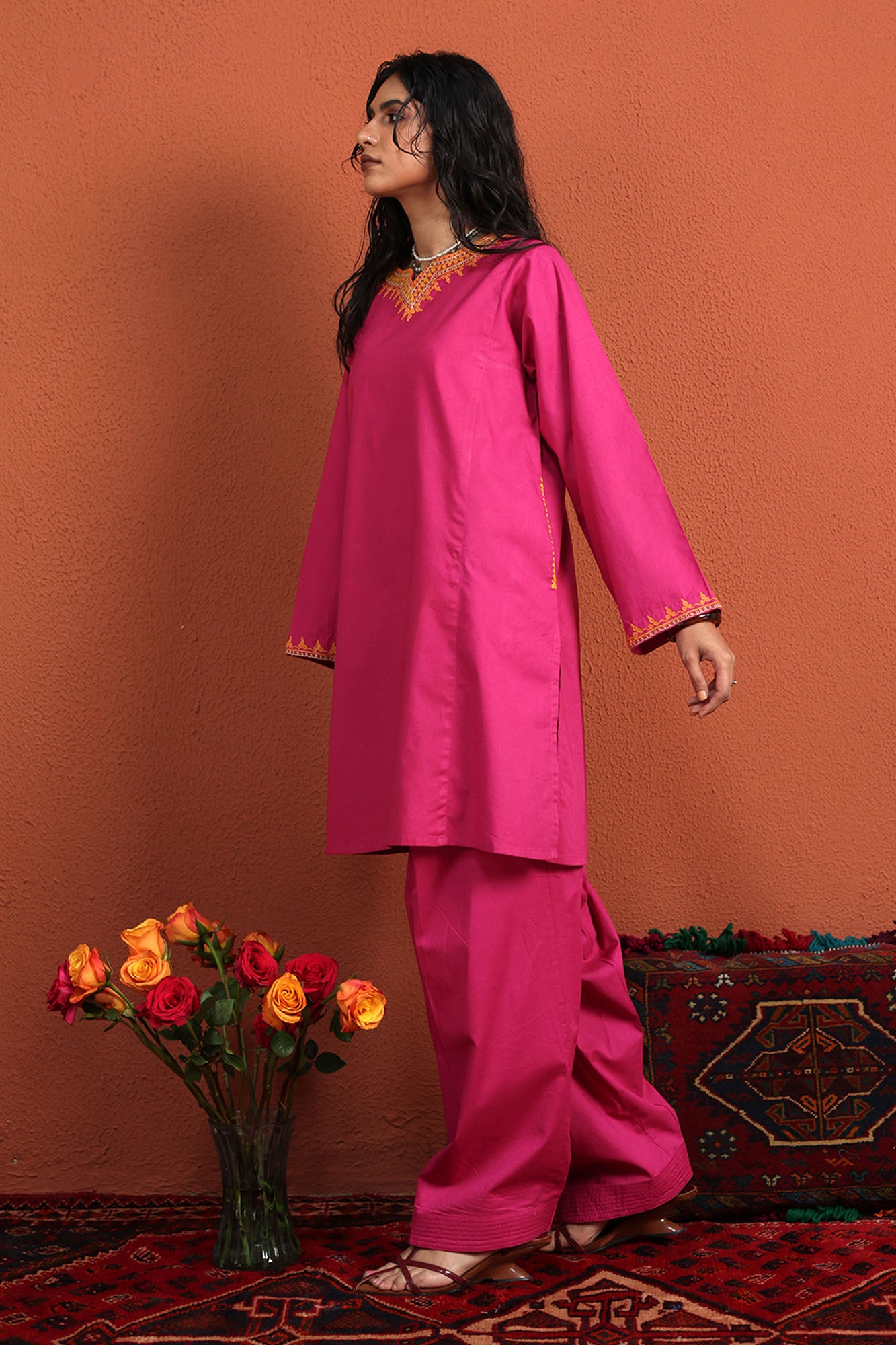 Embroidered Whisper Co-Ord Set