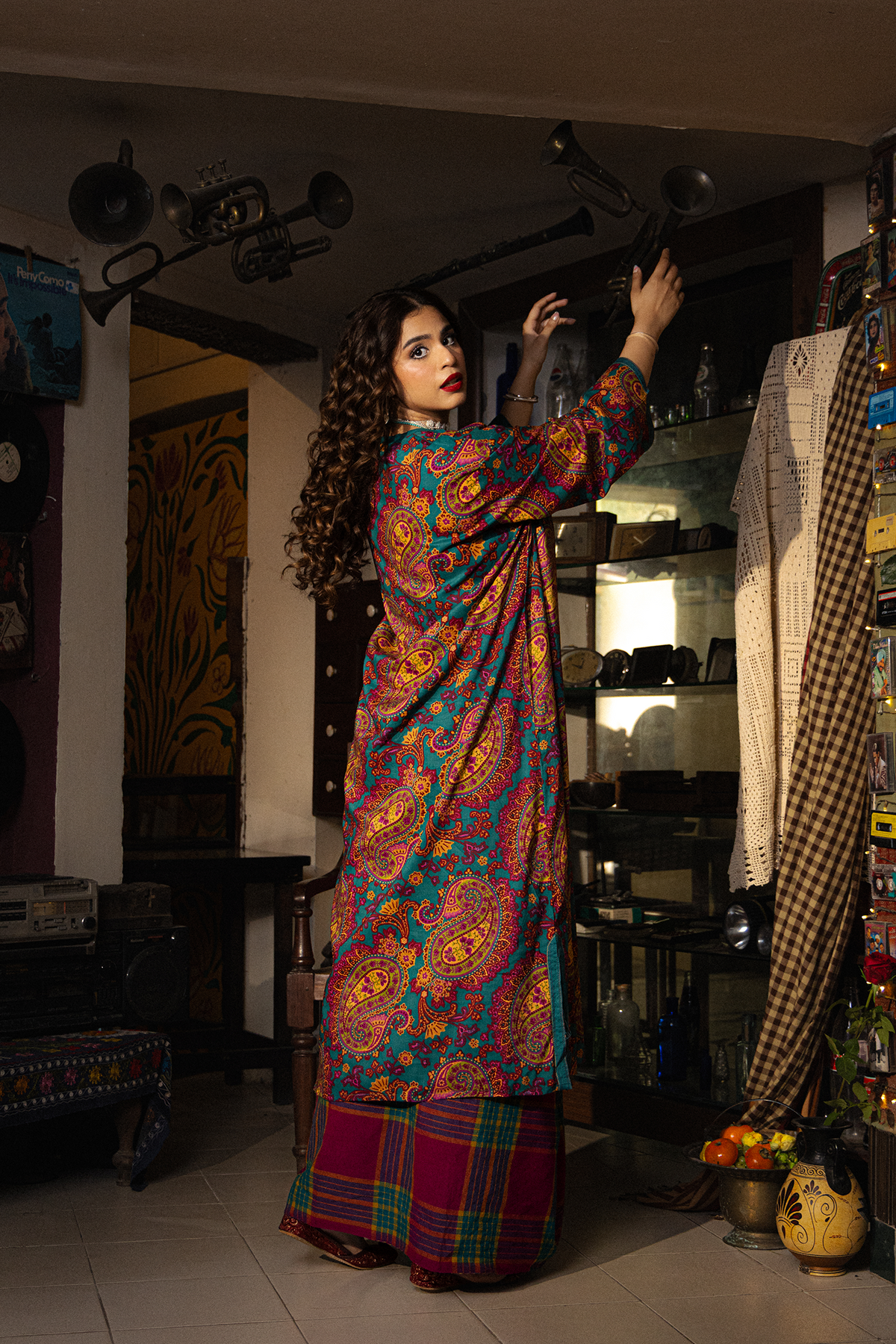 Paisley Mosaic Kaftan