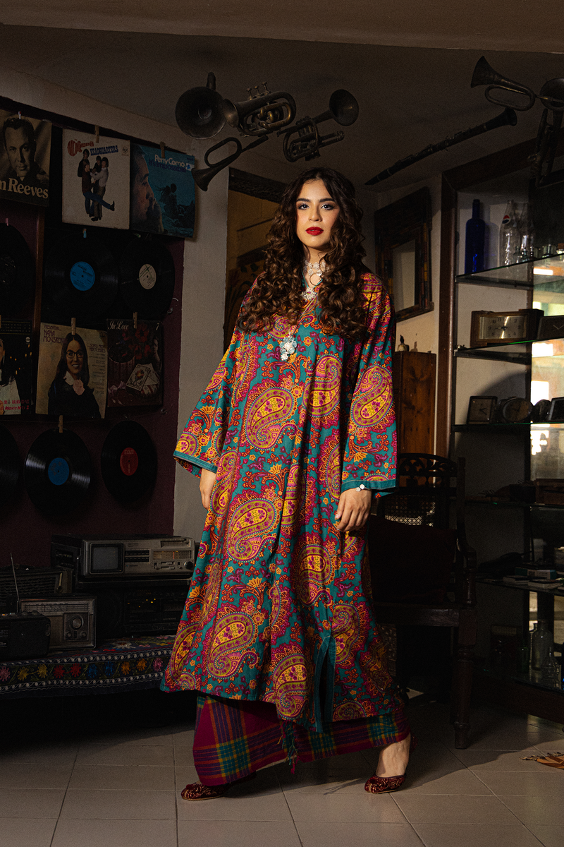 Paisley Mosaic Kaftan
