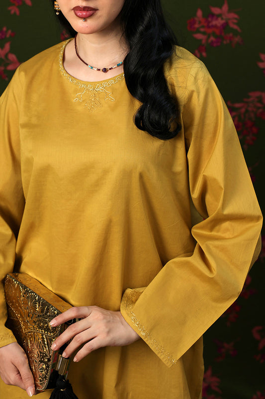 Kesariya Embroidered Set