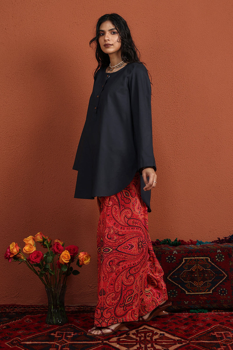 Pine Printed Farshi Set