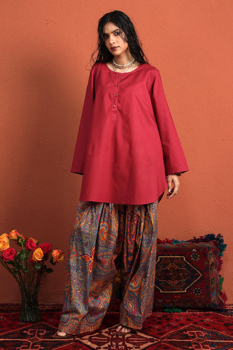 Pine Printed Farshi Set