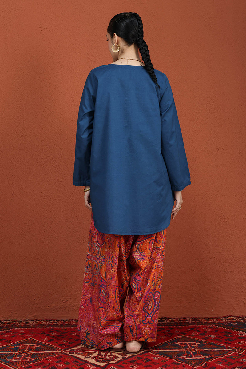 Pine Printed Farshi Set