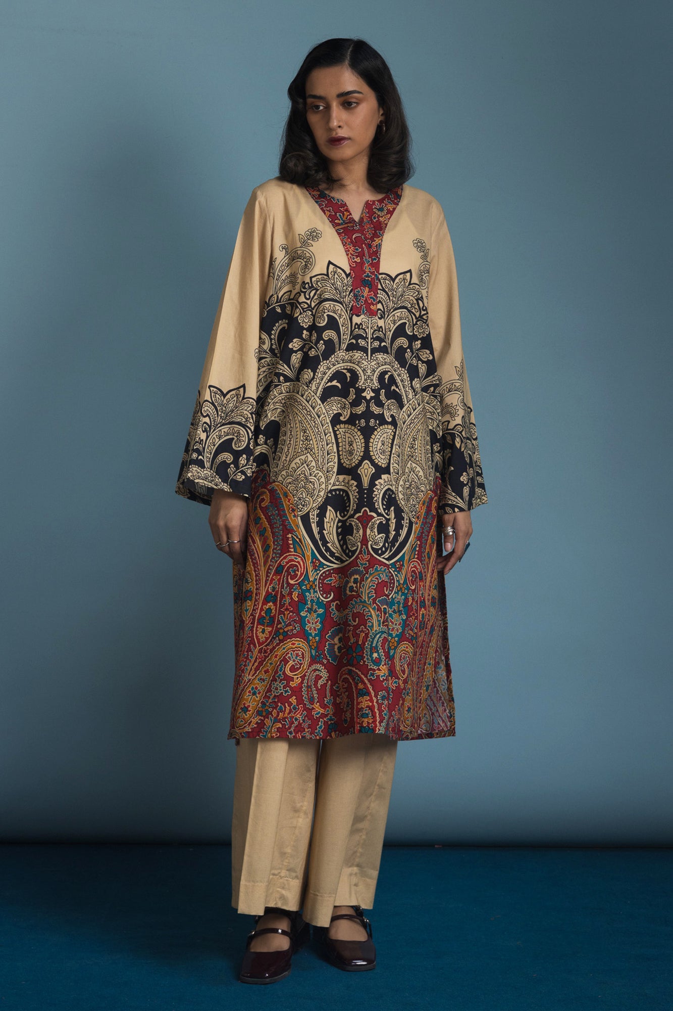 Paisley Printed Set