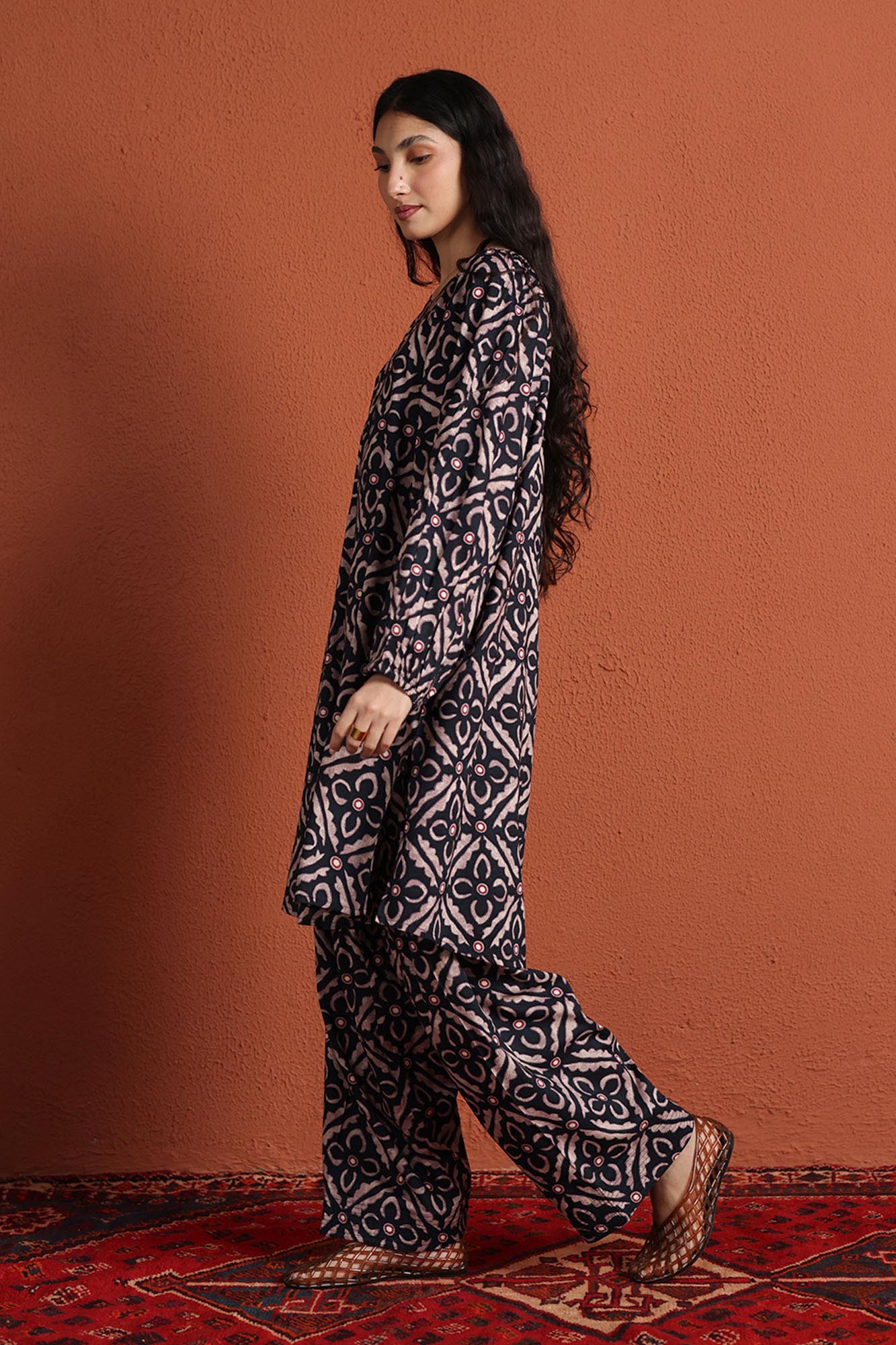 Burnt Bloom Printed Set